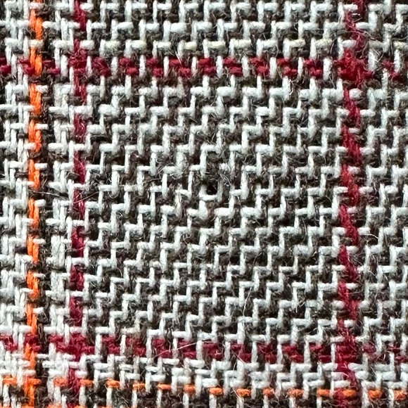 🍓[ Charlie Moss ] Tailored Ruffle Hem Plaid Wiggle Dress - Picture 14 of 16